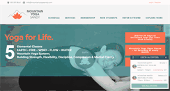 Desktop Screenshot of mountainyogasandy.com
